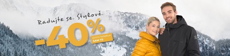 Zimní kolekce SAM73 se slevou 40 %