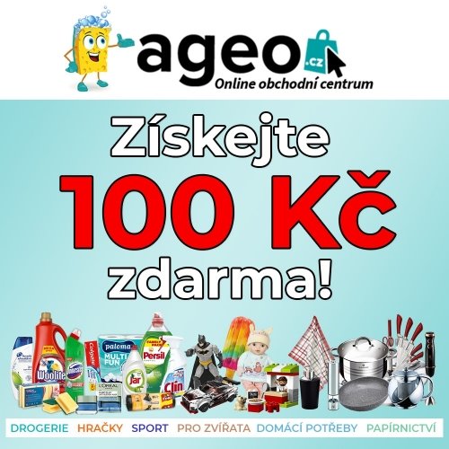 Sleva 100 Kč na Ageo.cz