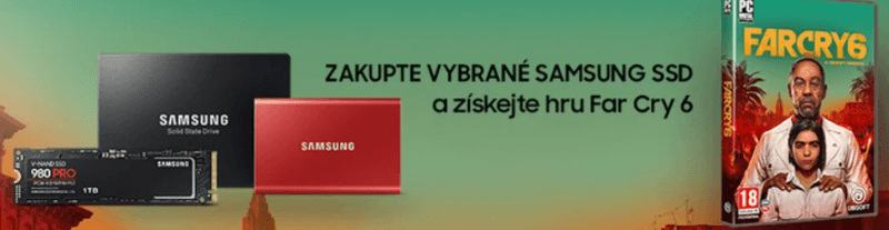 Samsung SSD disky s hrou far Cry 6 zdarma!