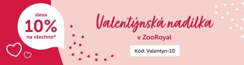 Valentýnská sleva na ZooRoyal.cz