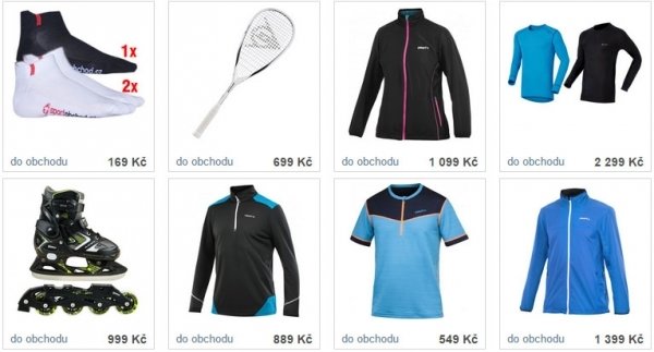 Vánoční výběr sportovních potřeb