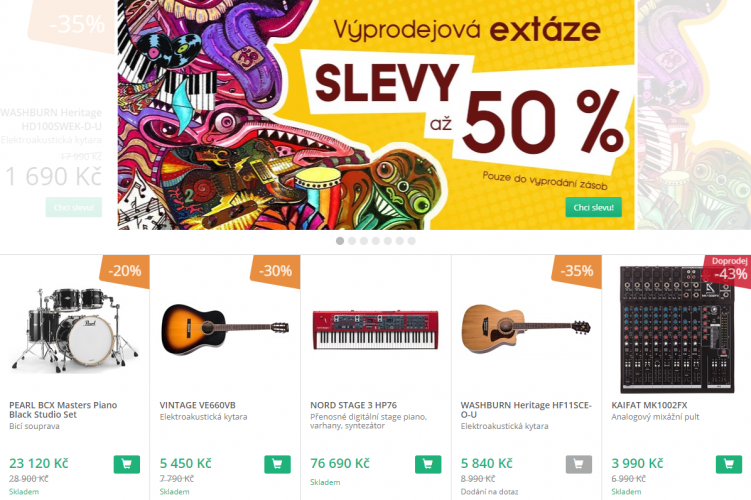 Výprodej na Kytary.cz