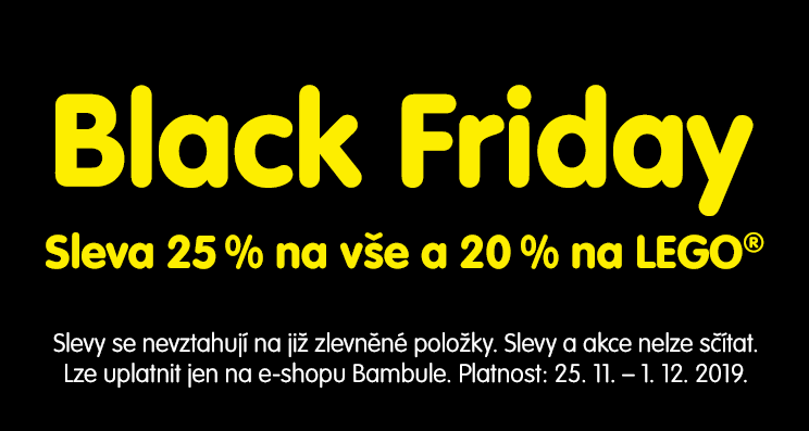 Black Friday v Bambule.cz a slevy na hračky i Lego