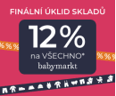 Sleva 12 % na Babymarkt