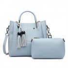 Malý výběr pro Vás: kabelkový set v bledě modré barvě