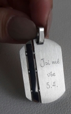 Ukázka rytí na přání zákazníka Ukázka rytí na přání zákazníka